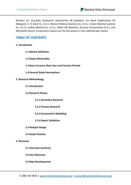 Radiotherapy Market