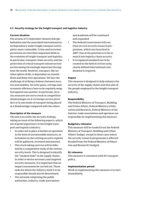 Freight Transport and Logistics Masterplan - Bundesministerium für ...