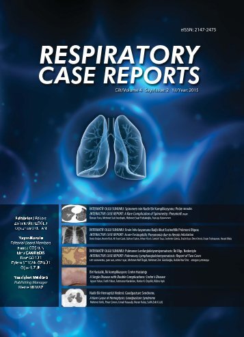 Respircase Cilt: 4 - Sayı: 2 Yıl: 2015