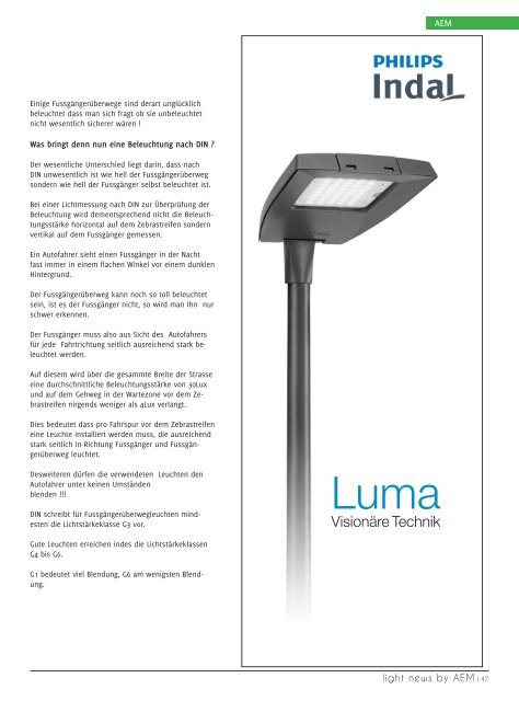 AEM Lighting News 01/2014