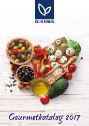 Kühlmann Gourmetkatalog 2017