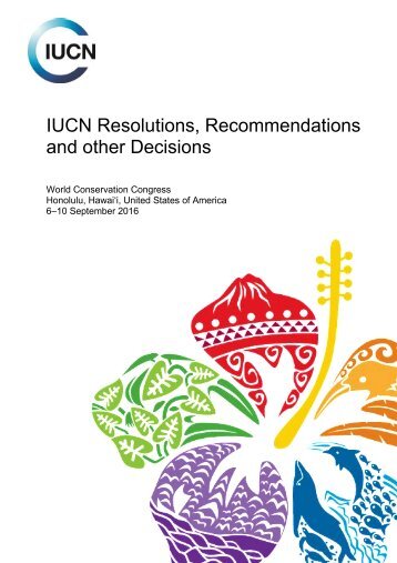 IUCN Resolutions Recommendations and other Decisions