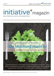 Die Mischung macht’s - initiative*magazine #06
