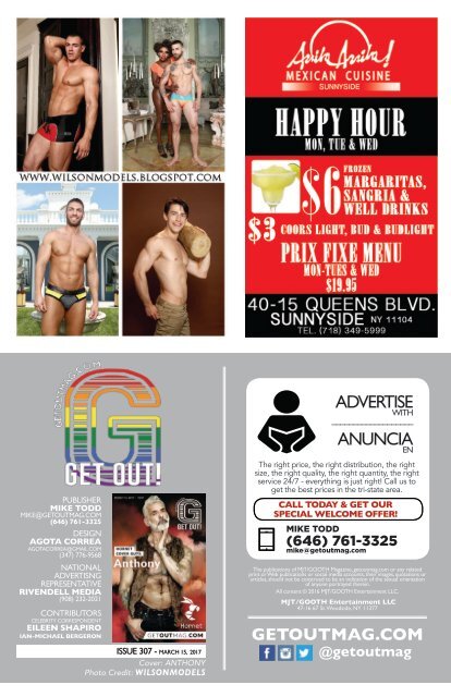 Get Out! GAY Magazine – Issue 307 – March 15, 2017