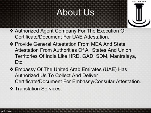 UAE Embassy Attestation in Delhi