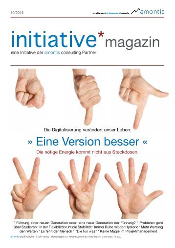 Eine Version besser - initiative*magazine #09