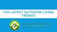 The Latest Outdoor Living Trends