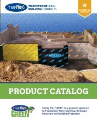 Mar-flex Residential Products 2017 Catalog