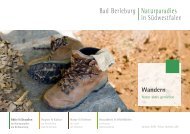 Wandern – Natur aktiv geniessen