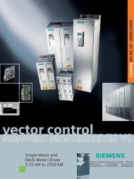 SIMOVERT MASTERDRIVES Vector Control - MEYLE - Meyer ...