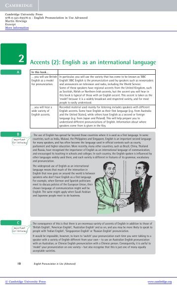 2 Accents (2): English as an international language