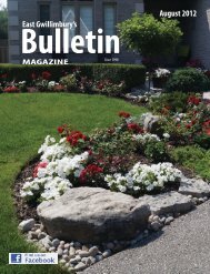 East Gwillimbury's August 2012 - The Bulletin Magazine