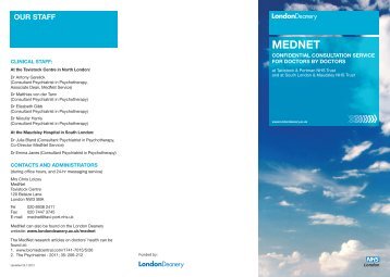 MeDnet - London Deanery