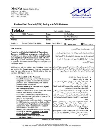 Telefax - MedNet