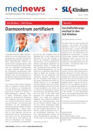 mednews - SLK-Kliniken Heilbronn GmbH