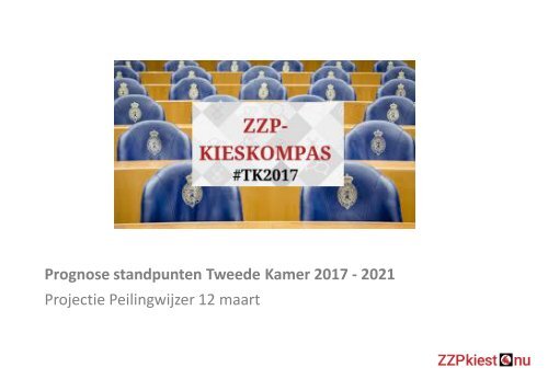 Prognose ZZP-standpunten Kamer 2017 -2021