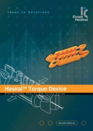 HaskalGuidewire Torque Device - Elcam Medical