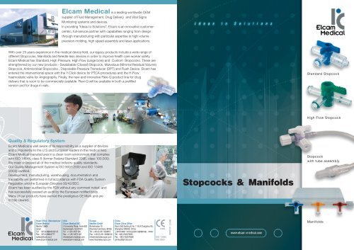 Stopcocks & Manifolds - MedNet GmbH