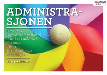 administra- sjonen - Sem & Stenersen Prokom