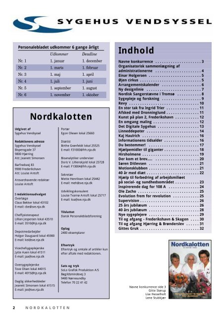 Hjørring og Brønderslev - Sygehus Vendsyssel