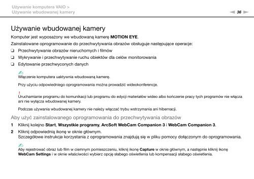 Sony VGN-NW24MG - VGN-NW24MG Mode d'emploi Polonais