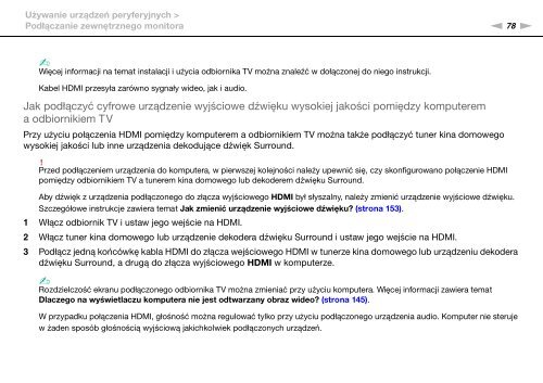 Sony VGN-NW24MG - VGN-NW24MG Mode d'emploi Polonais