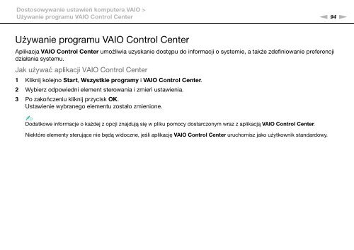 Sony VGN-NW24MG - VGN-NW24MG Mode d'emploi Polonais