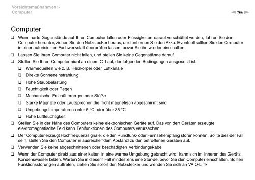 Sony VGN-NW24MG - VGN-NW24MG Mode d'emploi Allemand