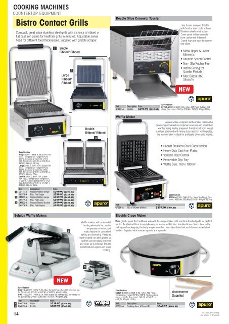 Interquip Kitchen Equipment for Education 2017