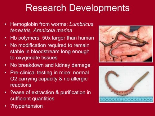 "Blood Substitutes"(Milligan)