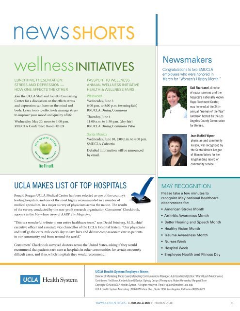 continued from page 1 - Electronic Town Hall - UCLA