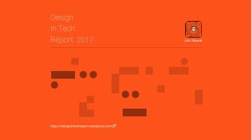 Design In Tech Report