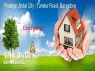 Prestige Jindal City | Best Flats In West Bangalore On Tumkur Road