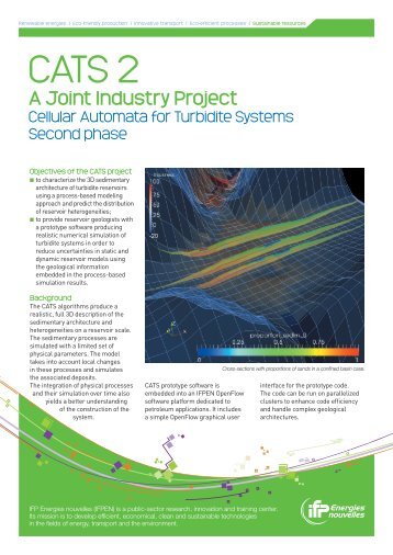 JIP-Cats 2 - IFP Energies nouvelles