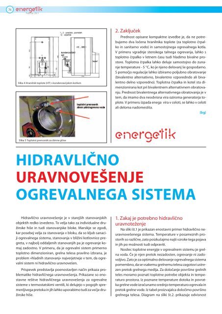 Glede varčne ogrevalne tehnike je pravi naravni ... - Energetik revija