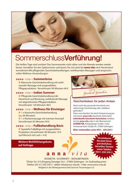 Nachrichtenblatt September 2011 - Werbegemeinschaft Geismar ...
