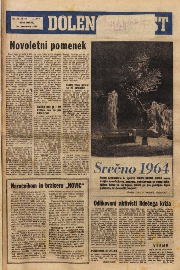 30. december 1963 (št. 717-718) - Dolenjski list