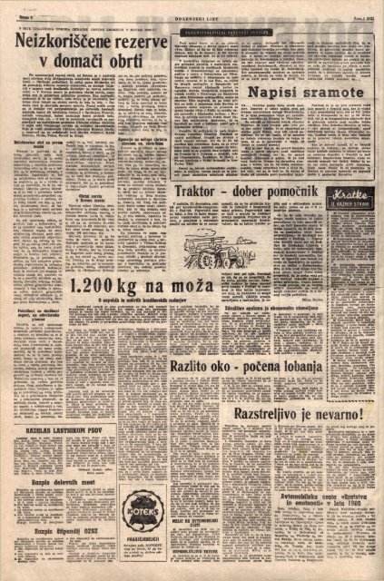 7. januar 1960 (št. 511) - Dolenjski list
