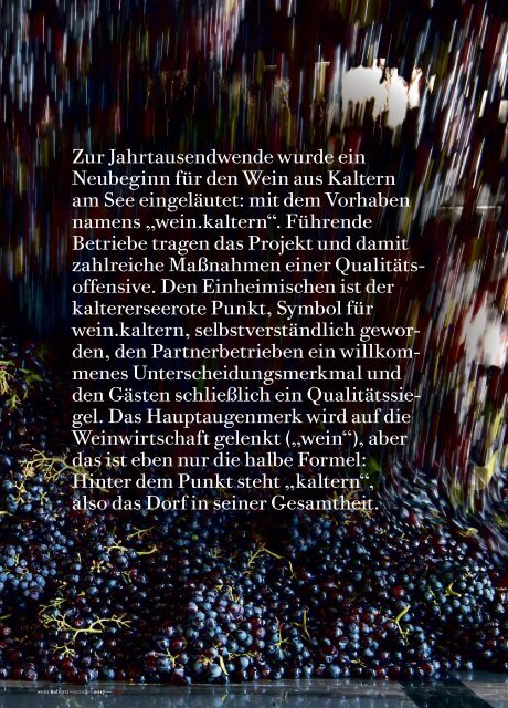 wein.kaltern Magazin 2017