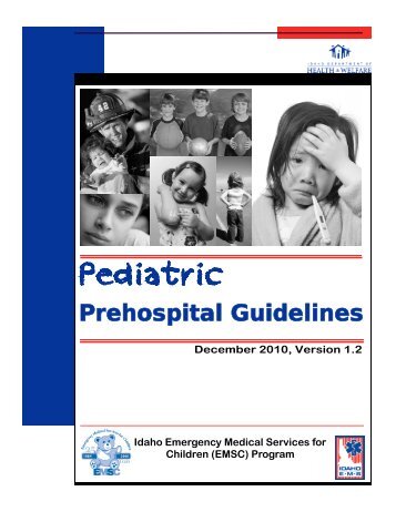 Pediatric Prehospital Guidelines - Health and Welfare - Idaho