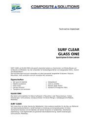 Technisches Datenblatt Surf Clear / Glass One