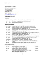 Download CV (PDF). - Harvard Medical School - Health Care Policy ...