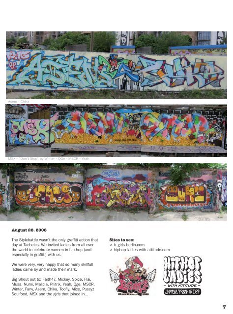 Specials: ACB (†), Latina Graffiti Interview ... - Catfight Magazine