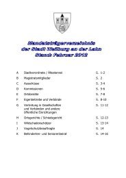 Mandatsträgerverzeichnis - Weilburg