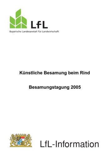 Künstliche Besamung beim Rind - Bayerische Landesanstalt für ...