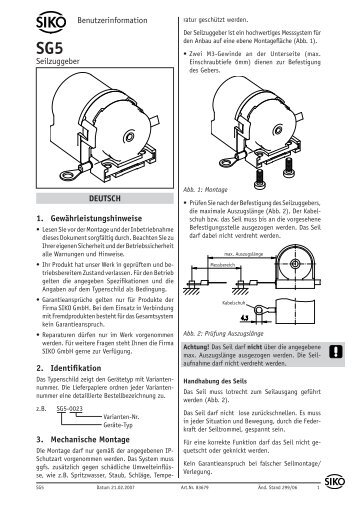 SG5 - SIKO GmbH