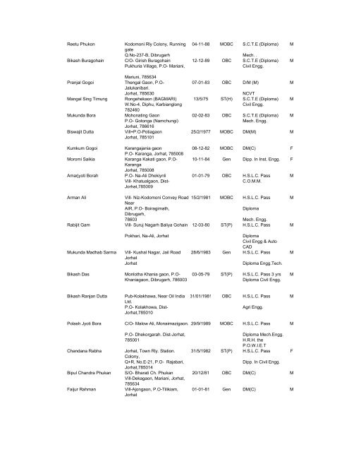 applied before and elligible - DECT | Directorate of Employment and ...