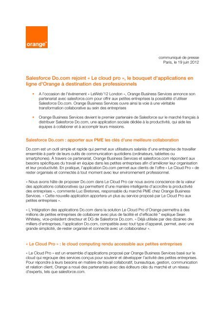 Présentation De L’Entreprise Orange Pdf – VHKTX