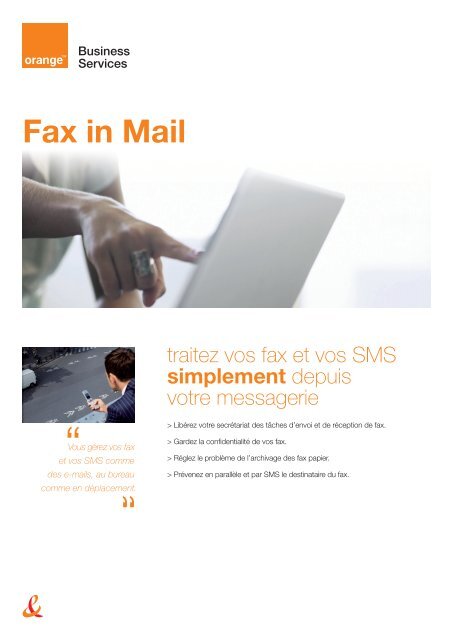 Fax in Mail - Orange-business.com