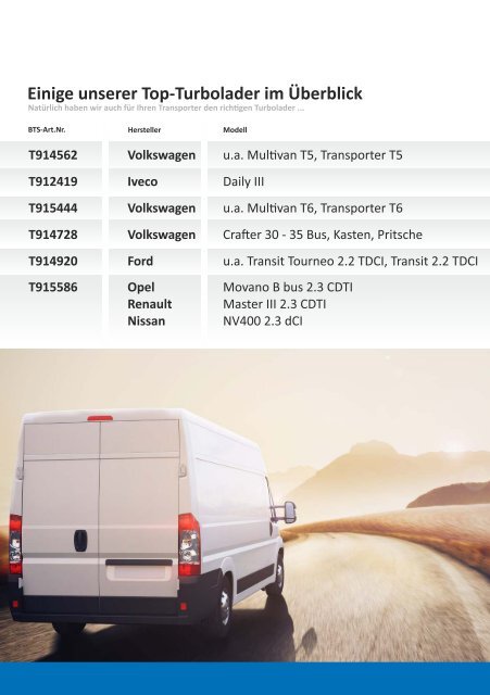 BTS Nutzfahrzeuge Transporter